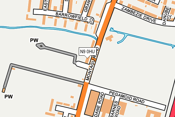 N9 0HU map - OS OpenMap – Local (Ordnance Survey) N9 0HU map - OS OpenMap – Local (Ordnance Survey)