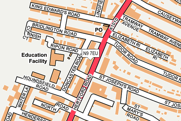 N9 7EU map - OS OpenMap – Local (Ordnance Survey) N9 7EU map - OS OpenMap – Local (Ordnance Survey)