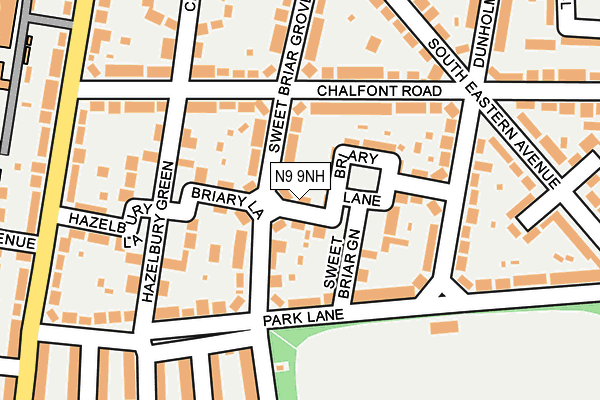 N9 9NH map - OS OpenMap – Local (Ordnance Survey) N9 9NH map - OS OpenMap – Local (Ordnance Survey)