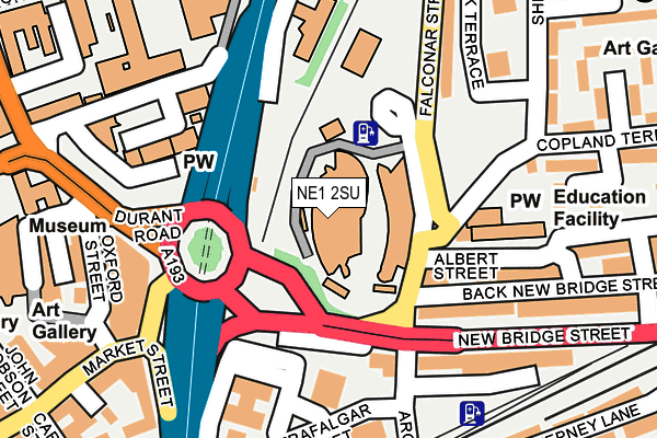 NE1 2SU map - OS OpenMap – Local (Ordnance Survey) NE1 2SU map - OS OpenMap – Local (Ordnance Survey)