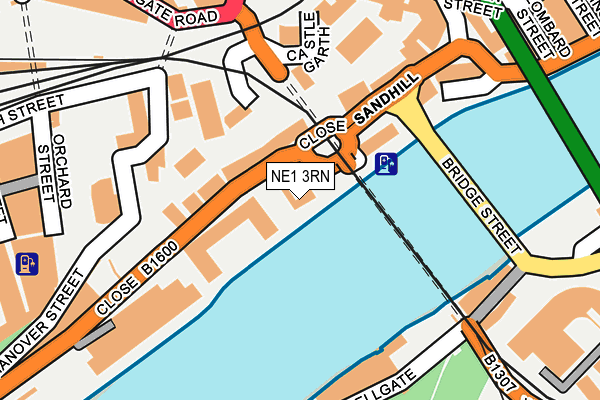 NE1 3RN map - OS OpenMap – Local (Ordnance Survey) NE1 3RN map - OS OpenMap – Local (Ordnance Survey)