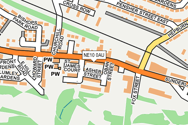 NE10 0AU map - OS OpenMap – Local (Ordnance Survey) NE10 0AU map - OS OpenMap – Local (Ordnance Survey)