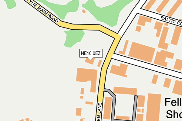 NE10 0EZ map - OS OpenMap – Local (Ordnance Survey) NE10 0EZ map - OS OpenMap – Local (Ordnance Survey)