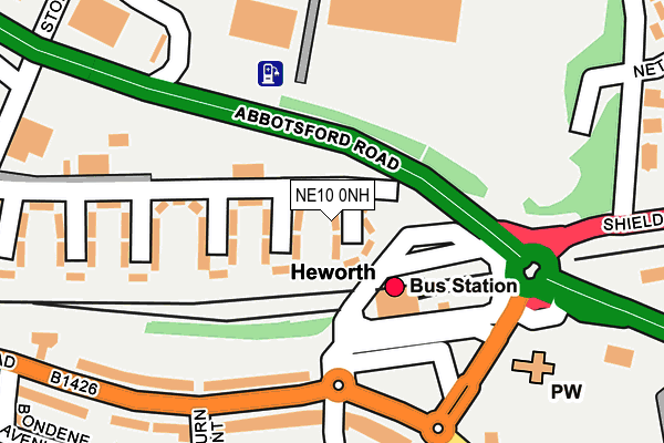 NE10 0NH map - OS OpenMap – Local (Ordnance Survey) NE10 0NH map - OS OpenMap – Local (Ordnance Survey)