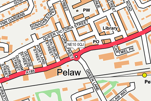 NE10 0QJ map - OS OpenMap – Local (Ordnance Survey) NE10 0QJ map - OS OpenMap – Local (Ordnance Survey)