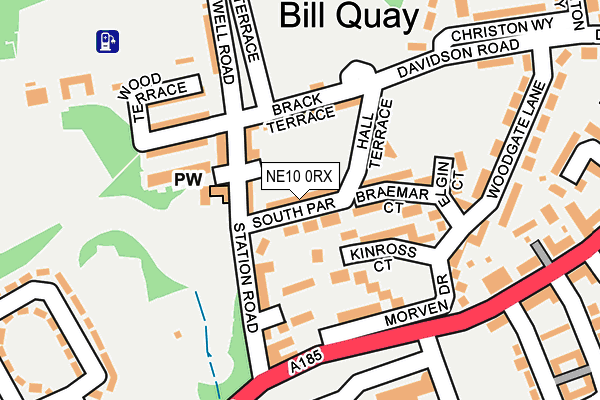NE10 0RX map - OS OpenMap – Local (Ordnance Survey) NE10 0RX map - OS OpenMap – Local (Ordnance Survey)