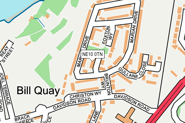 NE10 0TN map - OS OpenMap – Local (Ordnance Survey) NE10 0TN map - OS OpenMap – Local (Ordnance Survey)