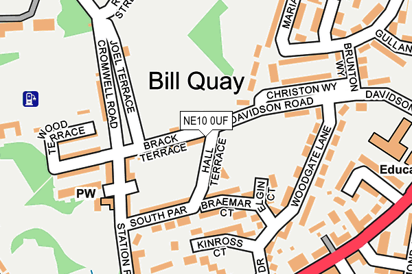 NE10 0UF map - OS OpenMap – Local (Ordnance Survey) NE10 0UF map - OS OpenMap – Local (Ordnance Survey)
