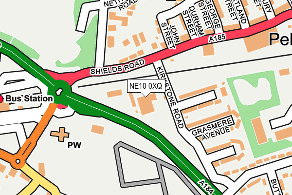NE10 0XQ map - OS OpenMap – Local (Ordnance Survey) NE10 0XQ map - OS OpenMap – Local (Ordnance Survey)