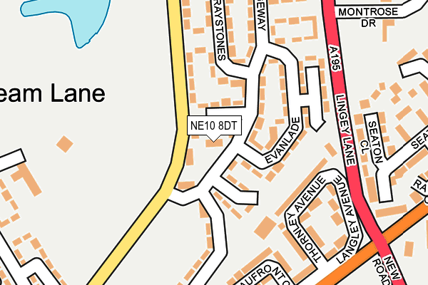 NE10 8DT map - OS OpenMap – Local (Ordnance Survey) NE10 8DT map - OS OpenMap – Local (Ordnance Survey)