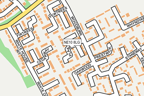 NE10 8LG map - OS OpenMap – Local (Ordnance Survey) NE10 8LG map - OS OpenMap – Local (Ordnance Survey)