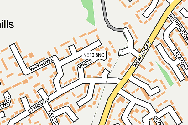 NE10 8NQ map - OS OpenMap – Local (Ordnance Survey) NE10 8NQ map - OS OpenMap – Local (Ordnance Survey)