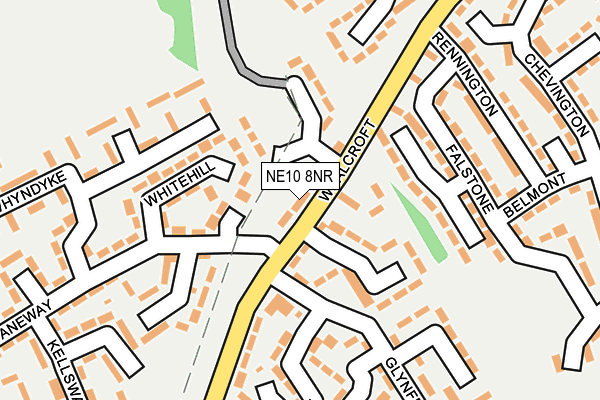 NE10 8NR map - OS OpenMap – Local (Ordnance Survey) NE10 8NR map - OS OpenMap – Local (Ordnance Survey)