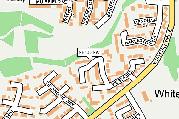 NE10 8NW map - OS OpenMap – Local (Ordnance Survey) NE10 8NW map - OS OpenMap – Local (Ordnance Survey)