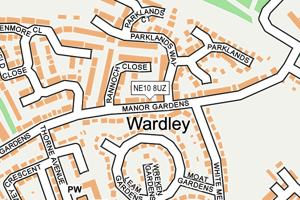 NE10 8UZ map - OS OpenMap – Local (Ordnance Survey) NE10 8UZ map - OS OpenMap – Local (Ordnance Survey)