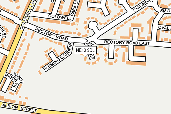 NE10 9DL map - OS OpenMap – Local (Ordnance Survey) NE10 9DL map - OS OpenMap – Local (Ordnance Survey)