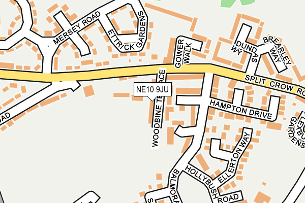 NE10 9JU map - OS OpenMap – Local (Ordnance Survey) NE10 9JU map - OS OpenMap – Local (Ordnance Survey)