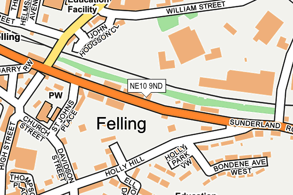 NE10 9ND map - OS OpenMap – Local (Ordnance Survey) NE10 9ND map - OS OpenMap – Local (Ordnance Survey)