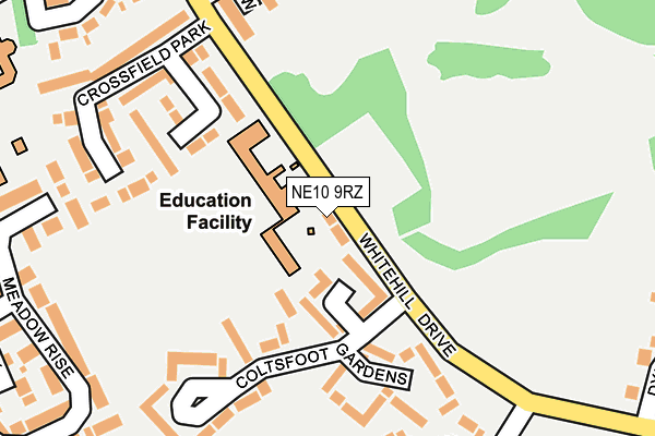 NE10 9RZ map - OS OpenMap – Local (Ordnance Survey) NE10 9RZ map - OS OpenMap – Local (Ordnance Survey)