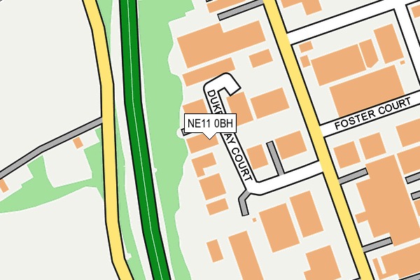 NE11 0BH map - OS OpenMap – Local (Ordnance Survey) NE11 0BH map - OS OpenMap – Local (Ordnance Survey)