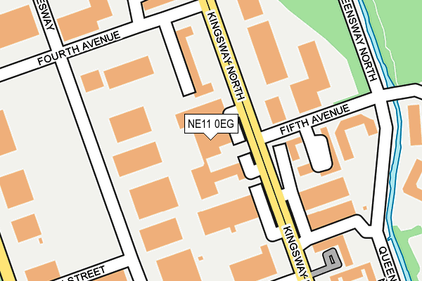 NE11 0EG map - OS OpenMap – Local (Ordnance Survey) NE11 0EG map - OS OpenMap – Local (Ordnance Survey)