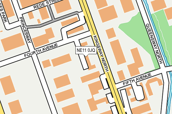 NE11 0JQ map - OS OpenMap – Local (Ordnance Survey) NE11 0JQ map - OS OpenMap – Local (Ordnance Survey)