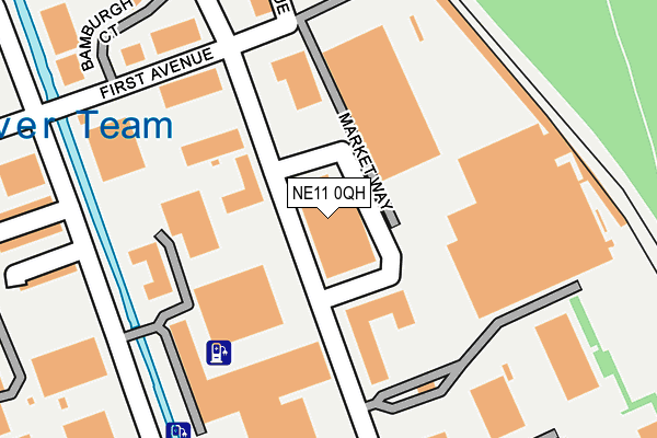 NE11 0QH map - OS OpenMap – Local (Ordnance Survey) NE11 0QH map - OS OpenMap – Local (Ordnance Survey)
