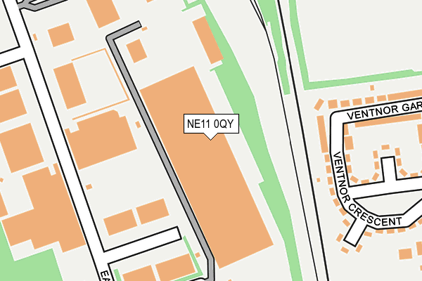 NE11 0QY map - OS OpenMap – Local (Ordnance Survey) NE11 0QY map - OS OpenMap – Local (Ordnance Survey)
