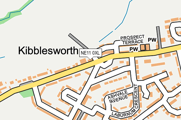 NE11 0XL map - OS OpenMap – Local (Ordnance Survey) NE11 0XL map - OS OpenMap – Local (Ordnance Survey)
