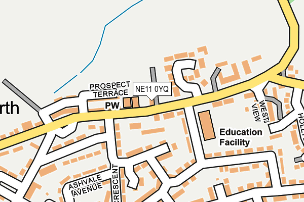 NE11 0YQ map - OS OpenMap – Local (Ordnance Survey) NE11 0YQ map - OS OpenMap – Local (Ordnance Survey)
