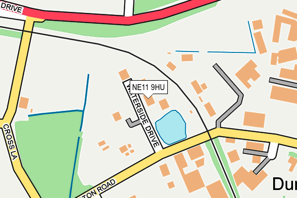 NE11 9HU map - OS OpenMap – Local (Ordnance Survey) NE11 9HU map - OS OpenMap – Local (Ordnance Survey)