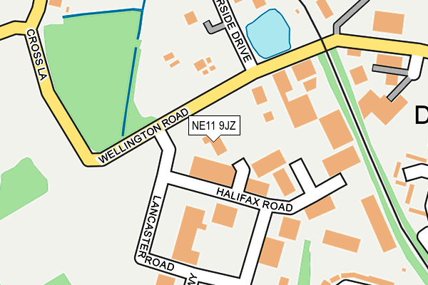 NE11 9JZ map - OS OpenMap – Local (Ordnance Survey) NE11 9JZ map - OS OpenMap – Local (Ordnance Survey)