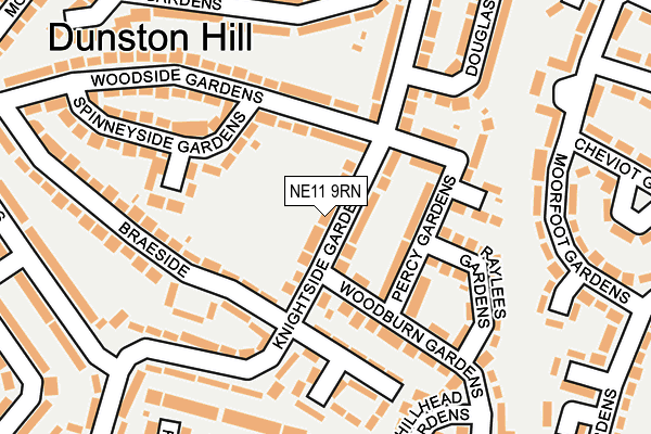 NE11 9RN map - OS OpenMap – Local (Ordnance Survey) NE11 9RN map - OS OpenMap – Local (Ordnance Survey)