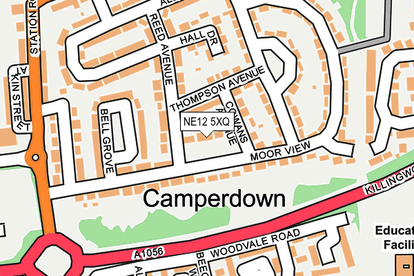 NE12 5XQ map - OS OpenMap – Local (Ordnance Survey) NE12 5XQ map - OS OpenMap – Local (Ordnance Survey)