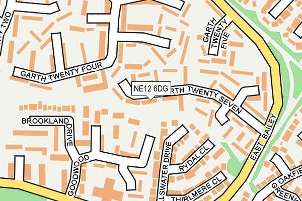 NE12 6DG map - OS OpenMap – Local (Ordnance Survey) NE12 6DG map - OS OpenMap – Local (Ordnance Survey)