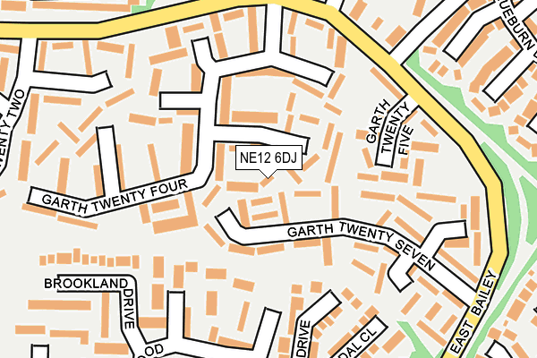 NE12 6DJ map - OS OpenMap – Local (Ordnance Survey) NE12 6DJ map - OS OpenMap – Local (Ordnance Survey)