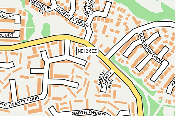 NE12 6EZ map - OS OpenMap – Local (Ordnance Survey) NE12 6EZ map - OS OpenMap – Local (Ordnance Survey)