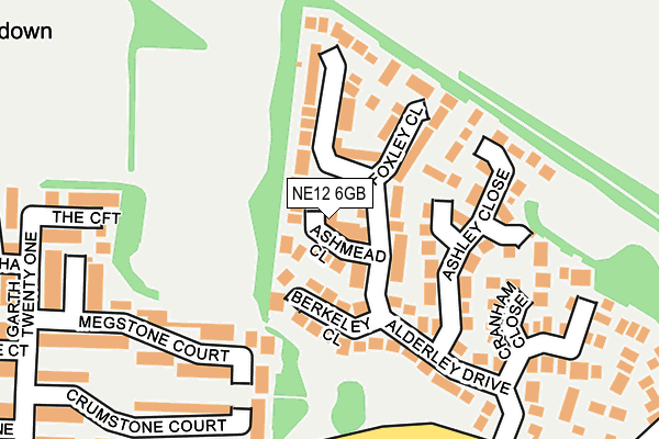 NE12 6GB map - OS OpenMap – Local (Ordnance Survey) NE12 6GB map - OS OpenMap – Local (Ordnance Survey)