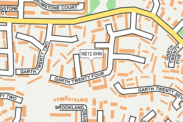 NE12 6HN map - OS OpenMap – Local (Ordnance Survey) NE12 6HN map - OS OpenMap – Local (Ordnance Survey)