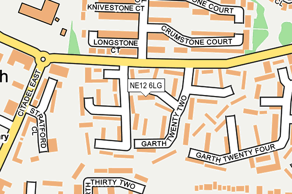 NE12 6LG map - OS OpenMap – Local (Ordnance Survey) NE12 6LG map - OS OpenMap – Local (Ordnance Survey)