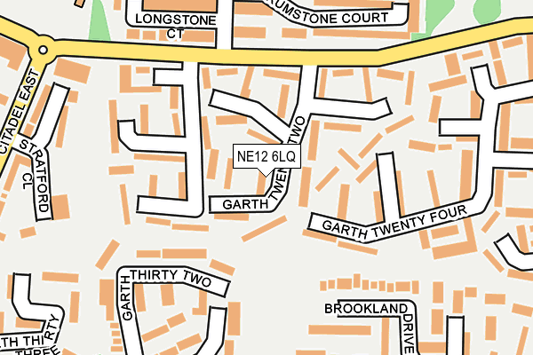 NE12 6LQ map - OS OpenMap – Local (Ordnance Survey) NE12 6LQ map - OS OpenMap – Local (Ordnance Survey)