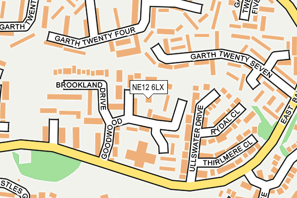 NE12 6LX map - OS OpenMap – Local (Ordnance Survey) NE12 6LX map - OS OpenMap – Local (Ordnance Survey)