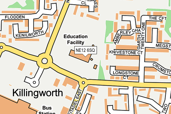 NE12 6SQ map - OS OpenMap – Local (Ordnance Survey) NE12 6SQ map - OS OpenMap – Local (Ordnance Survey)