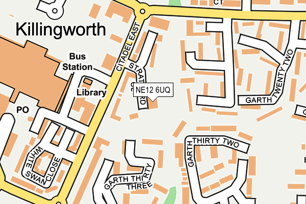 NE12 6UQ map - OS OpenMap – Local (Ordnance Survey) NE12 6UQ map - OS OpenMap – Local (Ordnance Survey)