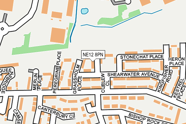 NE12 8PN map - OS OpenMap – Local (Ordnance Survey) NE12 8PN map - OS OpenMap – Local (Ordnance Survey)