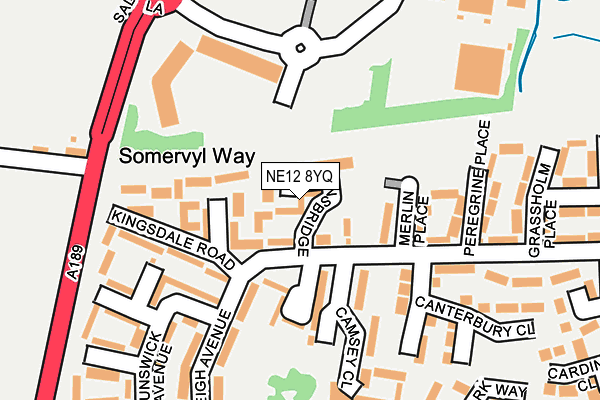 NE12 8YQ map - OS OpenMap – Local (Ordnance Survey) NE12 8YQ map - OS OpenMap – Local (Ordnance Survey)