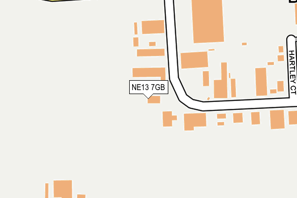 NE13 7GB map - OS OpenMap – Local (Ordnance Survey) NE13 7GB map - OS OpenMap – Local (Ordnance Survey)