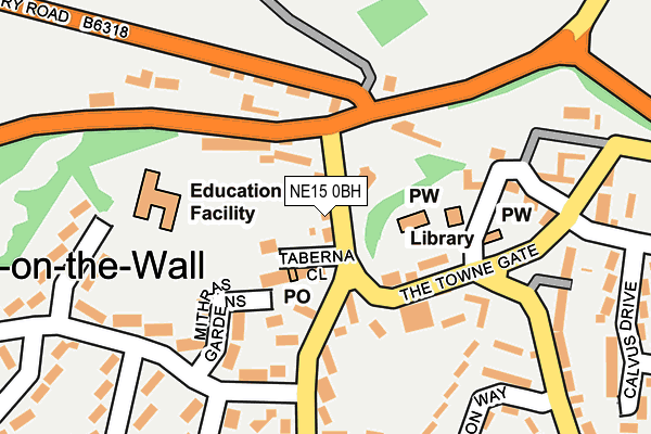 NE15 0BH map - OS OpenMap – Local (Ordnance Survey) NE15 0BH map - OS OpenMap – Local (Ordnance Survey)