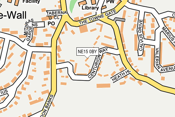 NE15 0BY map - OS OpenMap – Local (Ordnance Survey) NE15 0BY map - OS OpenMap – Local (Ordnance Survey)
