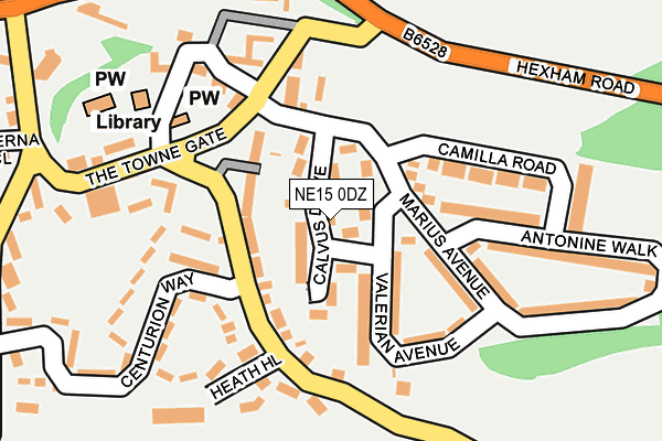 NE15 0DZ map - OS OpenMap – Local (Ordnance Survey) NE15 0DZ map - OS OpenMap – Local (Ordnance Survey)